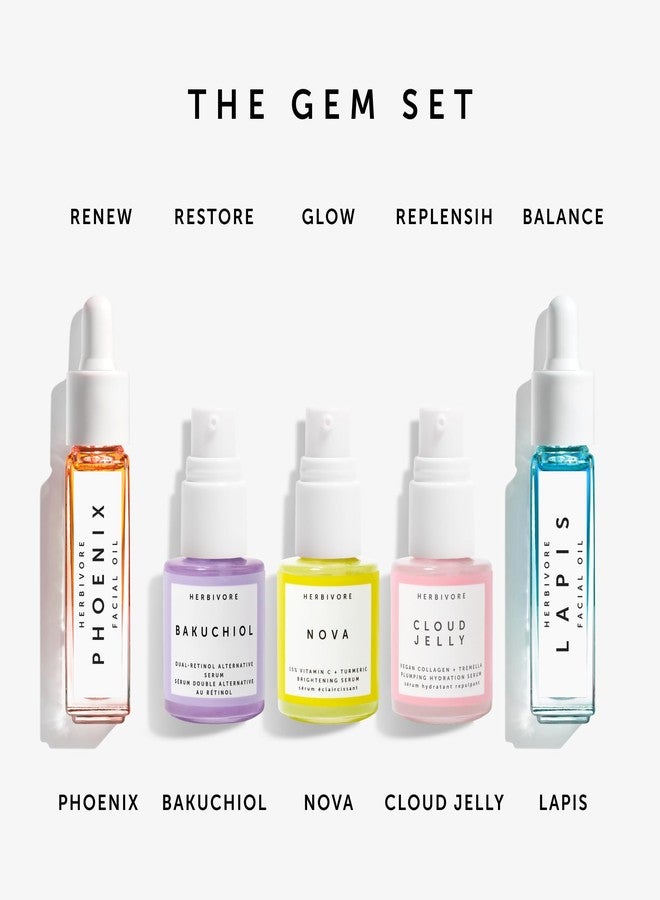 HERBIVORE The Gem Set | Bestselling Skincare Collection Gift Set, Plant-based, Vegan, Cruelty-free - Image 2